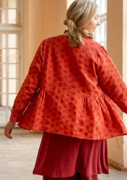 Wickelbluse „Piccolo“ aus Leinen